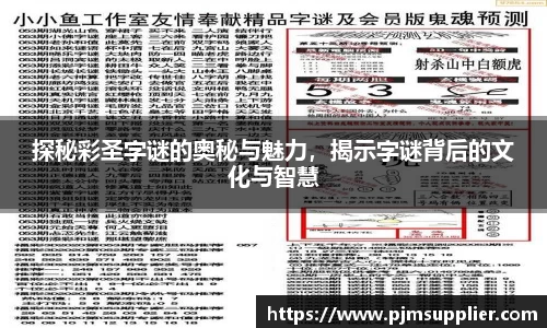 探秘彩圣字谜的奥秘与魅力，揭示字谜背后的文化与智慧